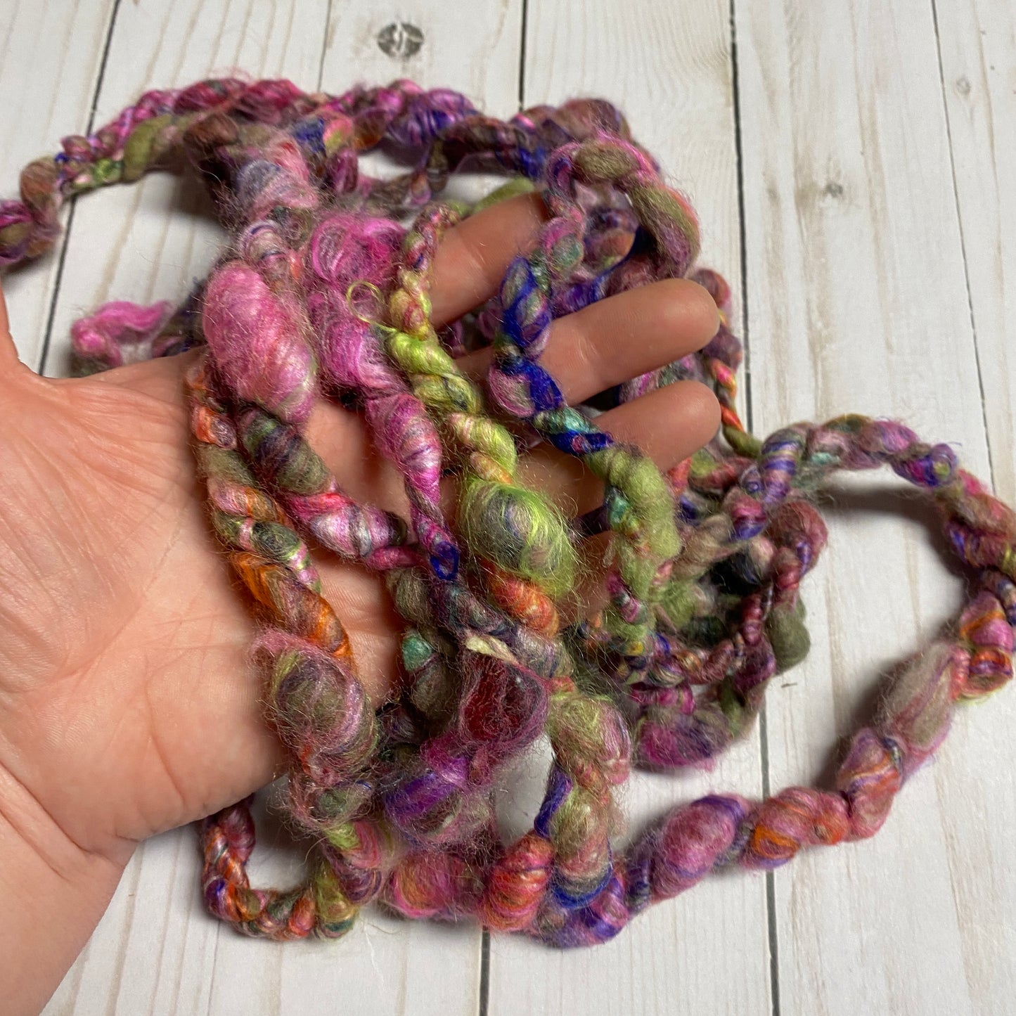 Handspun art yarn #63