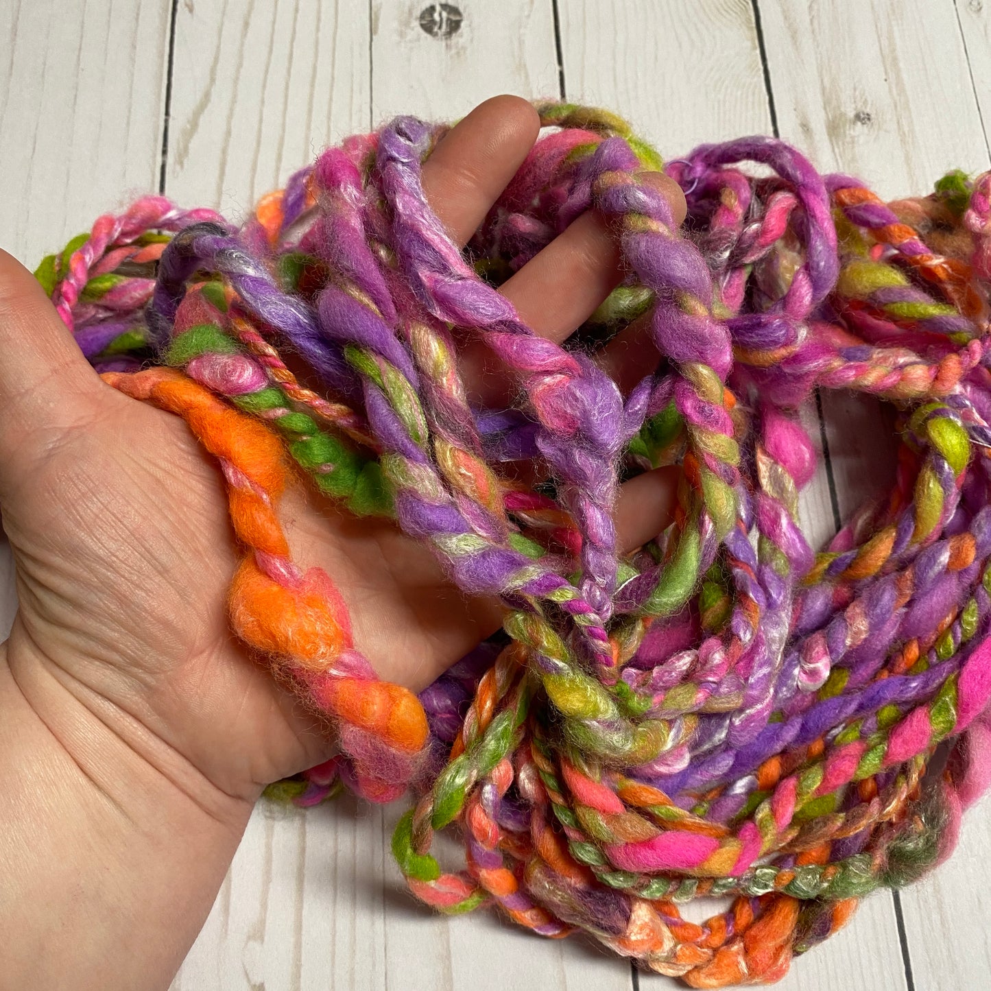 Handspun art yarn #7