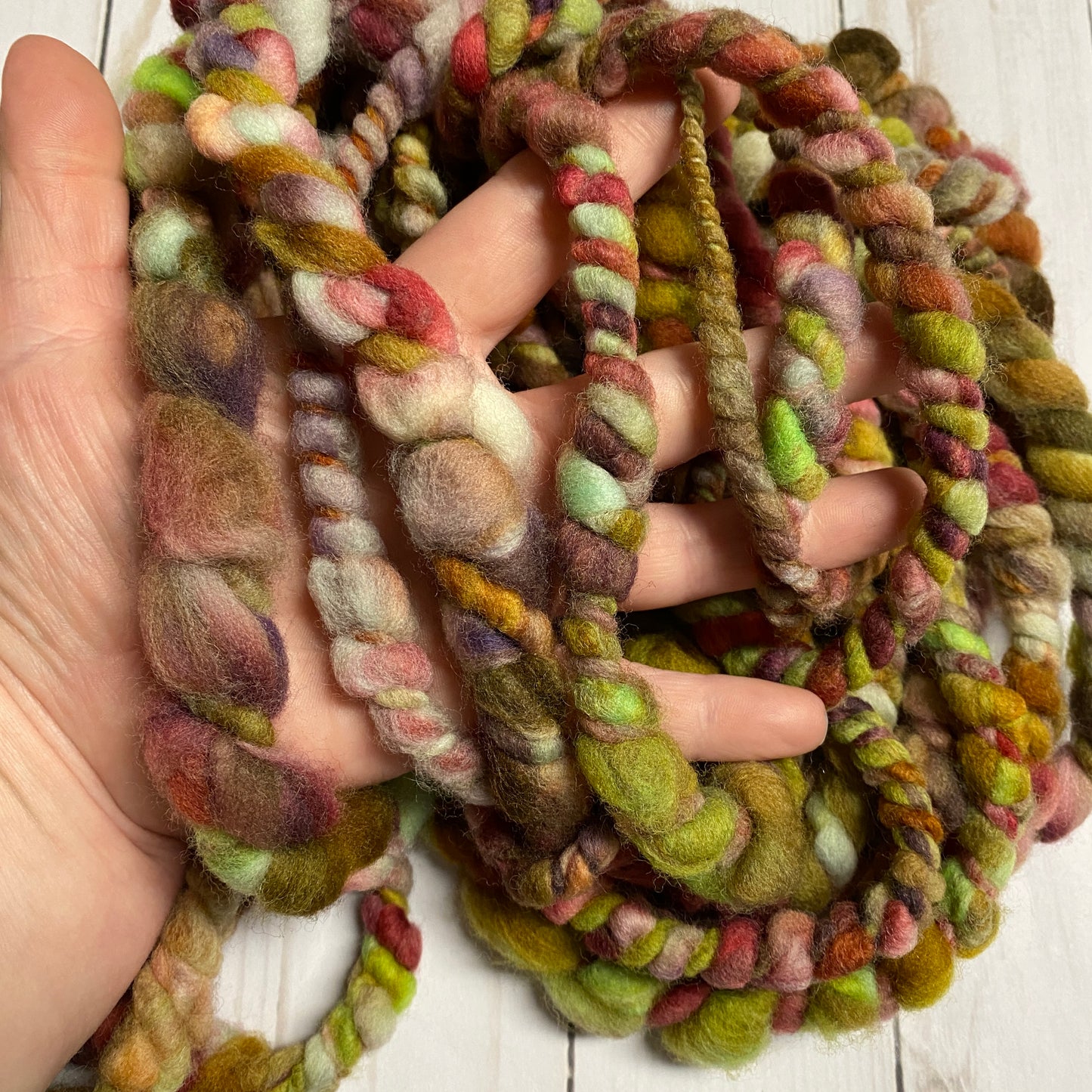 Handspun art yarn #104