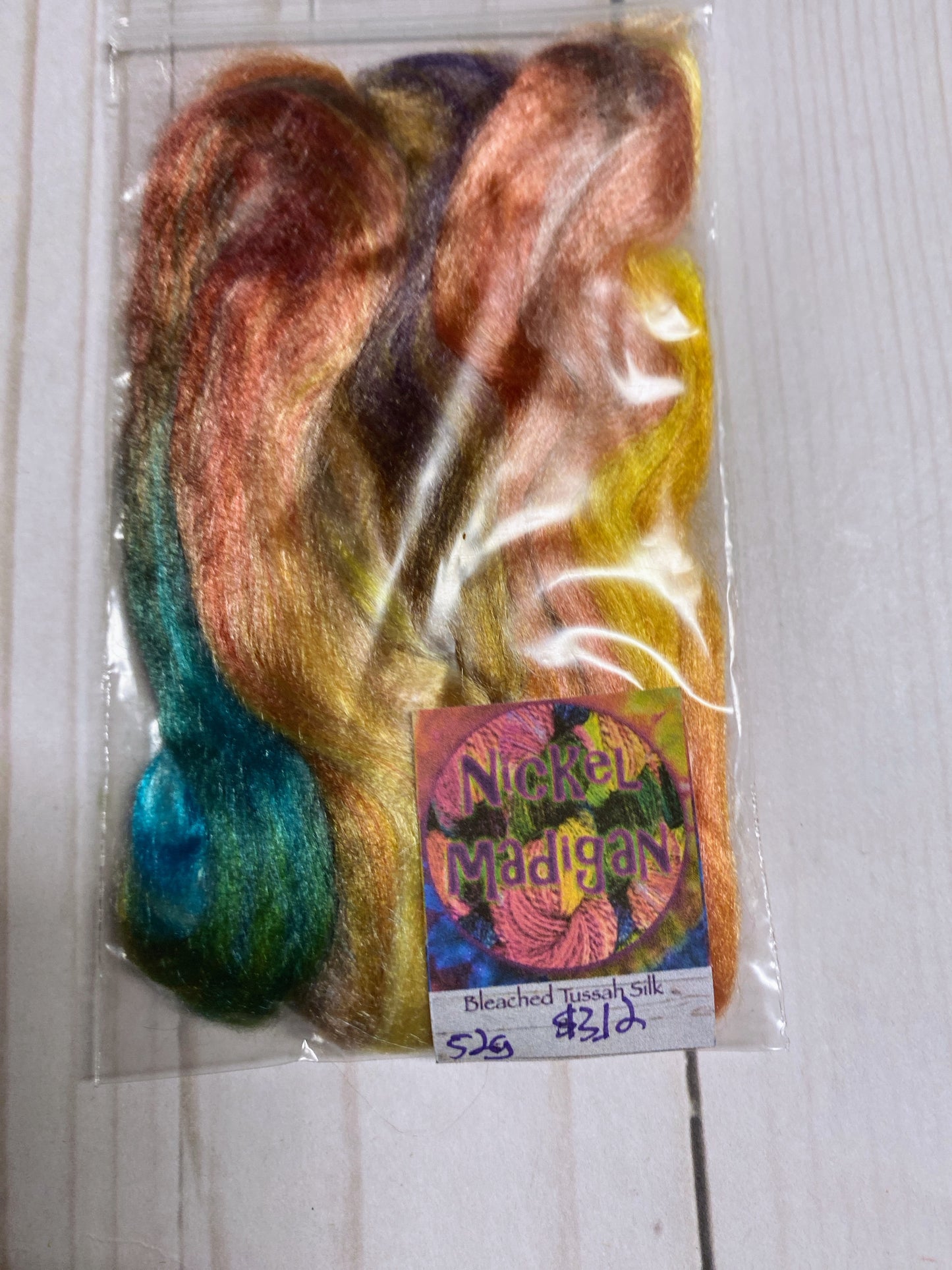 Bleached Tussah Silk