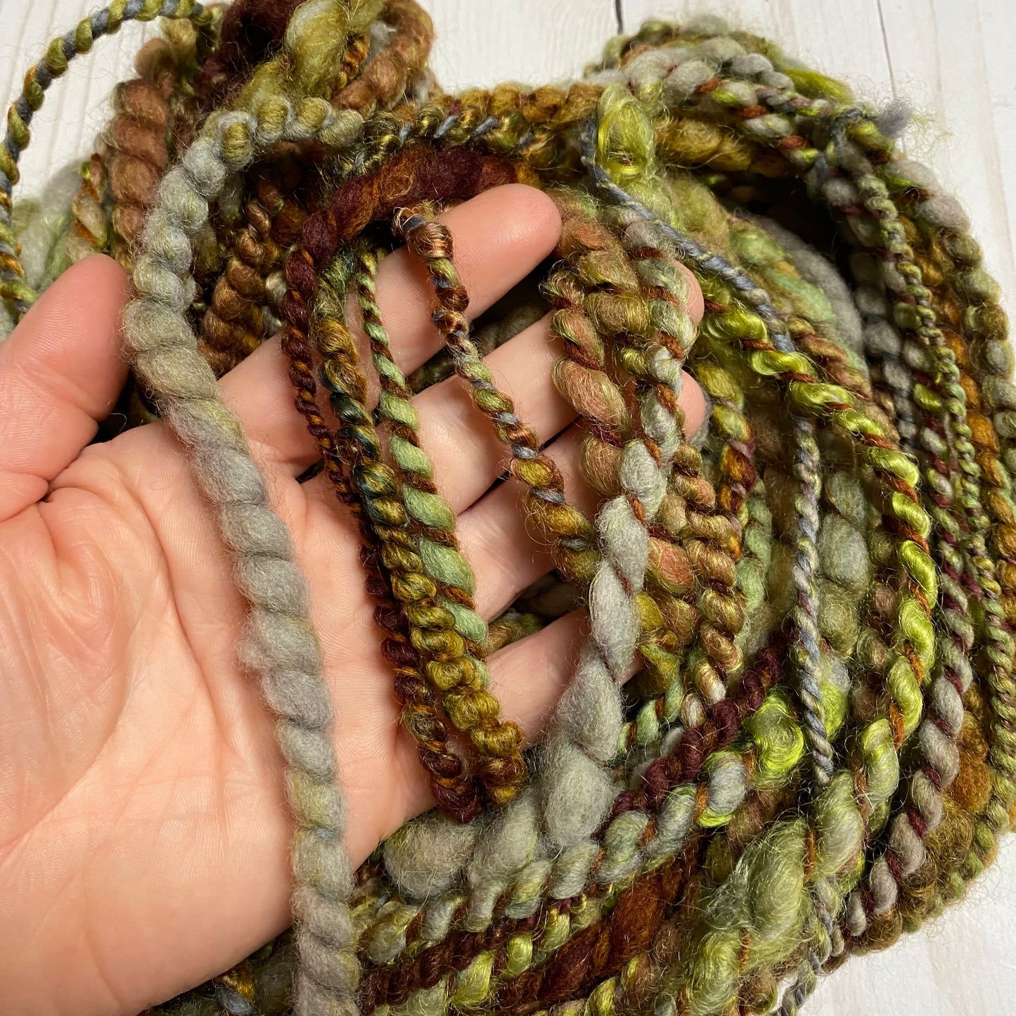 Handspun art yarn #106