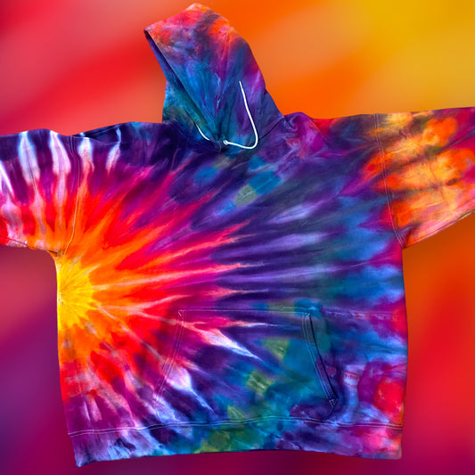 XXL Ice Dyed Hanes Ultimate Hoodie (2)