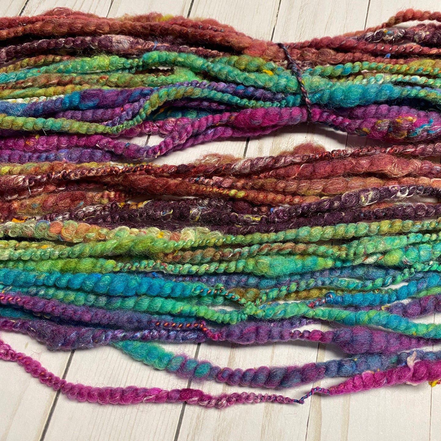 Freestyle coil spun art yarn #17
