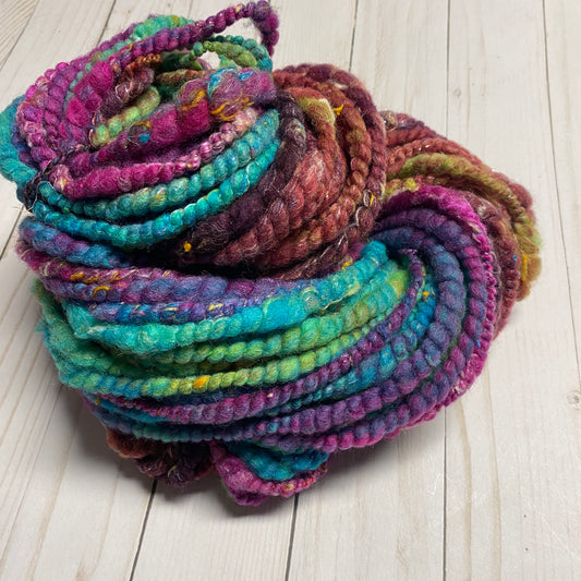 Freestyle coil spun art yarn #17