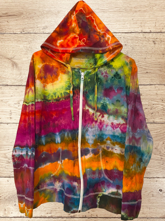 Ice Dyed M Hanes Hoodie (2)