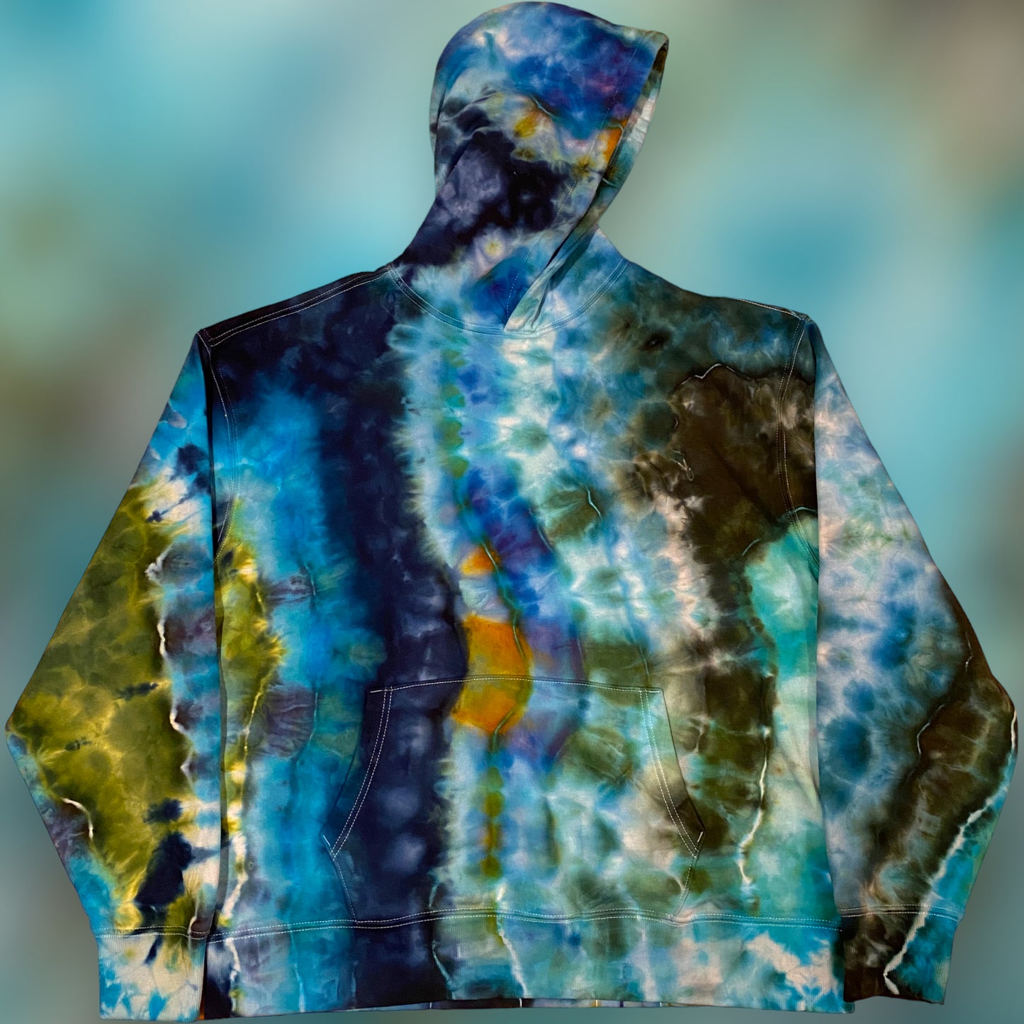 XXL Ice Dyed Old Navy Hoodie (8)