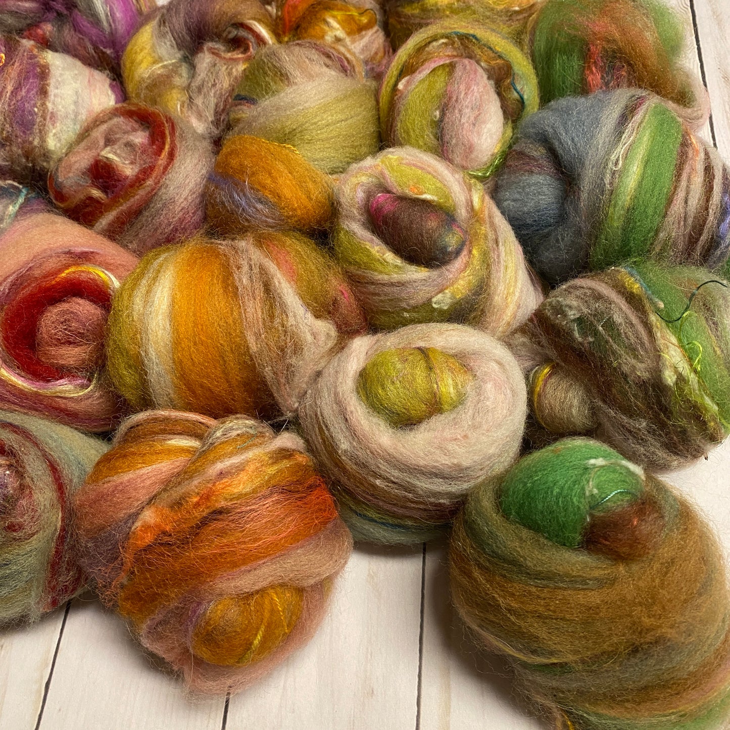 Field of Rainbow Flowers Baby Batts