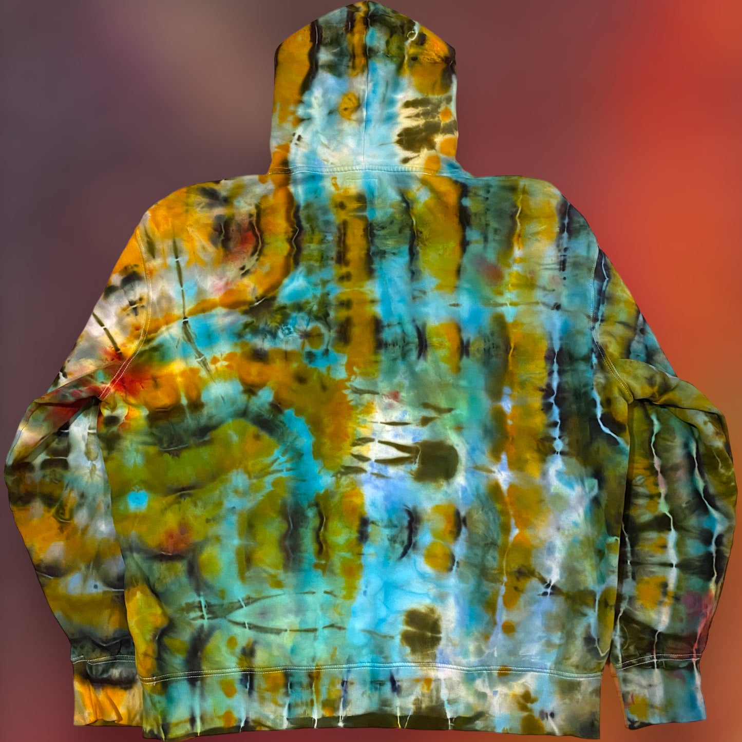 XXL Tall Ice Dyed Old Navy Hoodie (7)