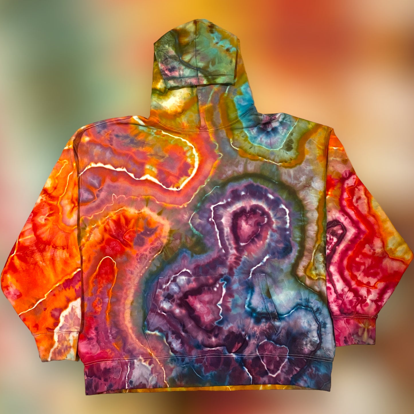 XXXXL Ice Dyed Old Navy Hoodie