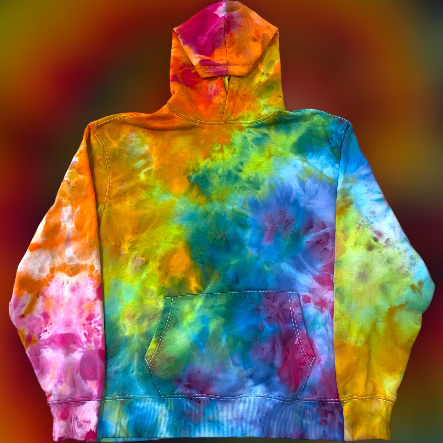 XL Tall Ice Dyed Old Navy Hoodie (2)