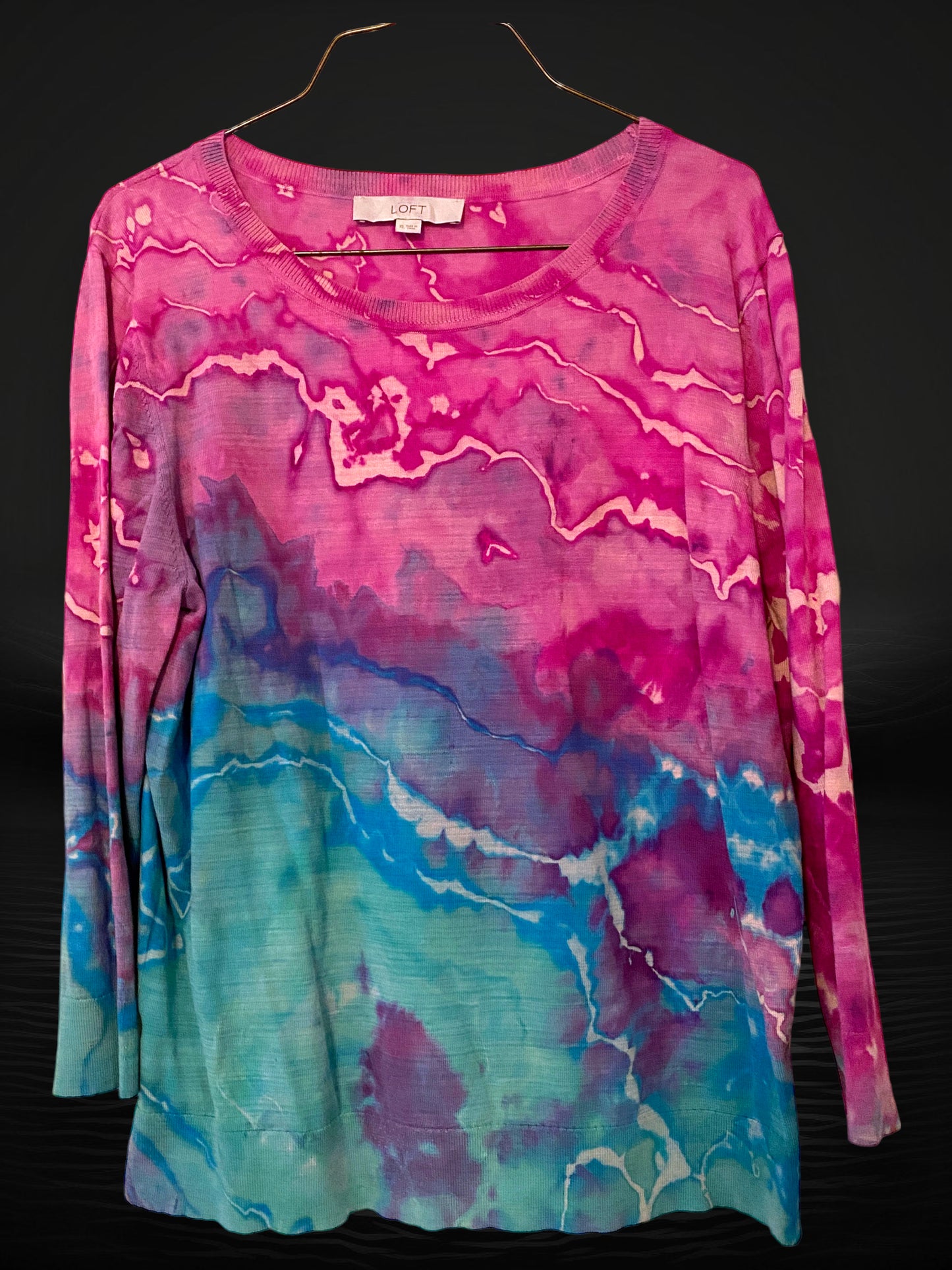 Geode dyed lightweight Sweater