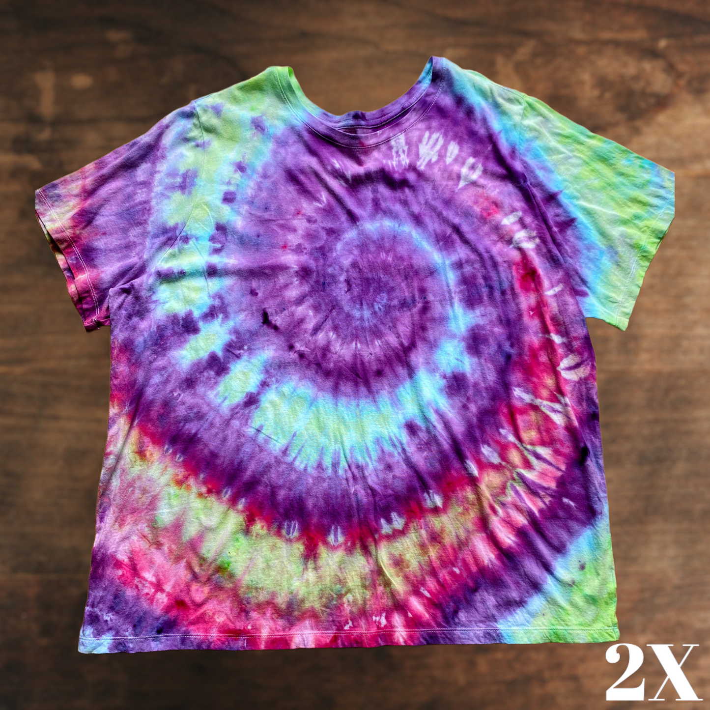 2X spiral ice dye